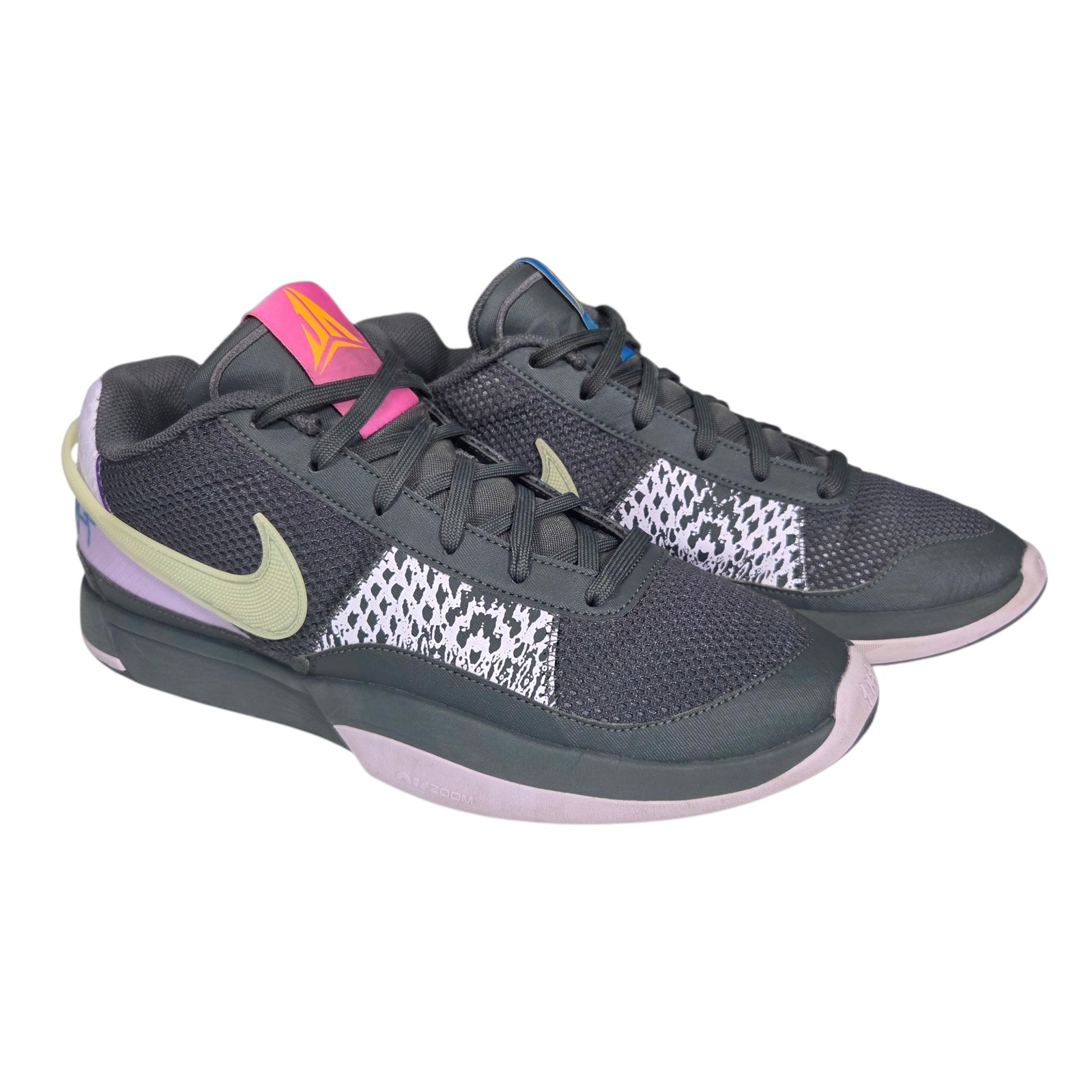 Nike Ja 1 Basketball Shoes Men 11.5 Smoke Grey Midnight Series Fq4796-001